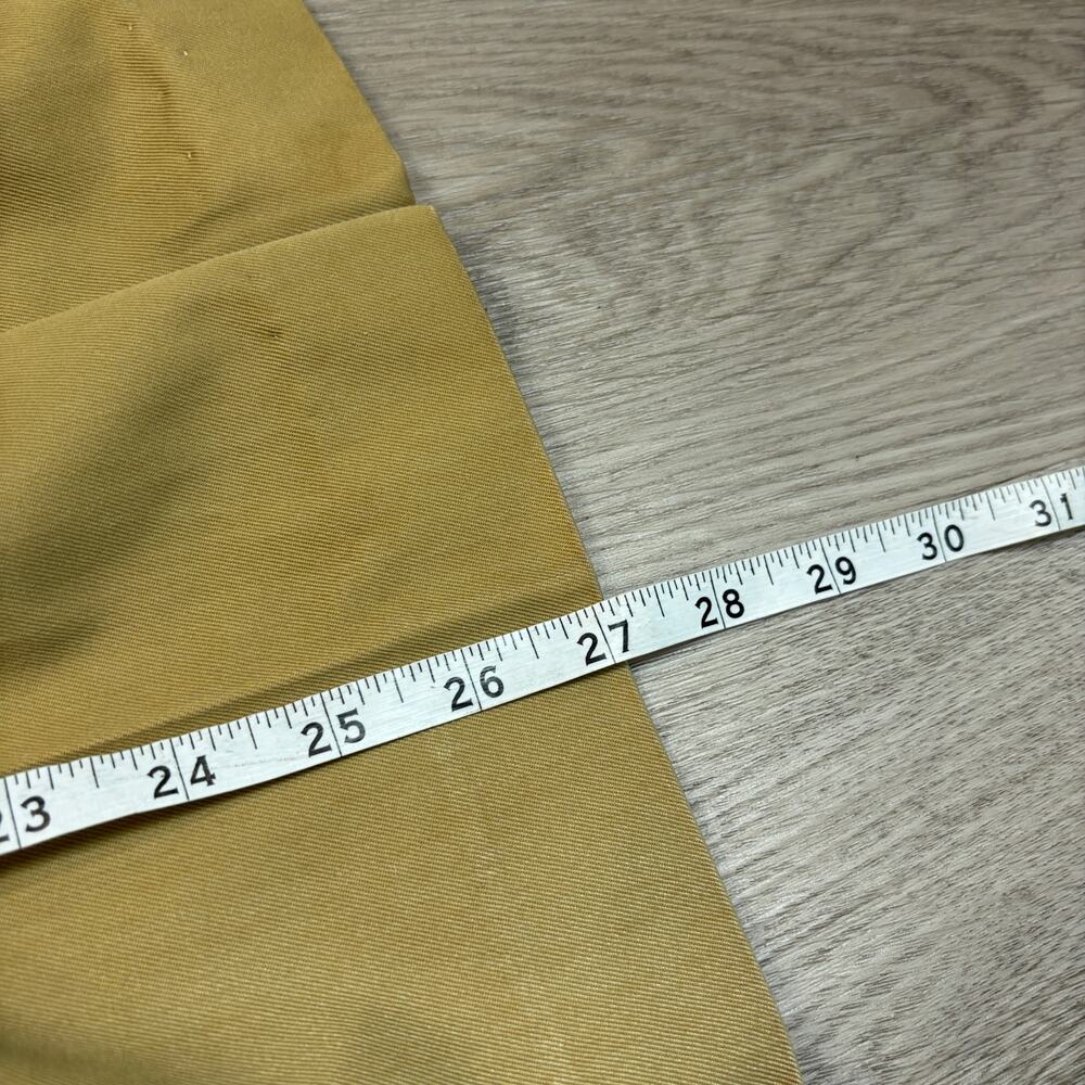 Vintage 70s Calvin Klein Pleated A Line Khaki Skirt Women's 10 Academia Twee - Picture 6 of 11